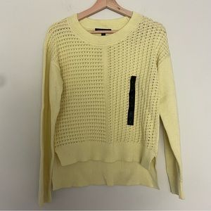 NWT 100% Cotton Banana Republic Lightweight Yellow Sweater Women’s Size Small